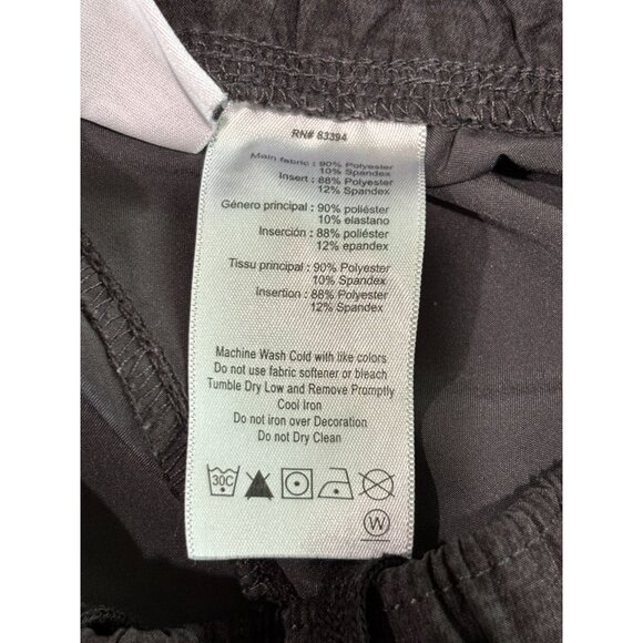 Asics Mens Athletic Pants S Gray/Black Polyester & Spandex - Picture 4 of 11